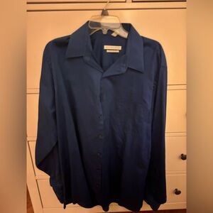 blue button down men’s shirt!